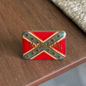 Rebel rockabilly pin